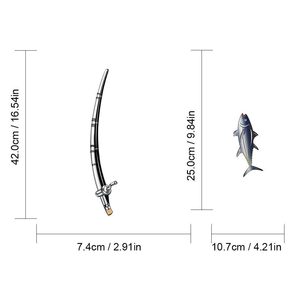 Outdoor Sea Fishing Tuna Wiper Sticker Removable| Shop fishing gear Fishmak