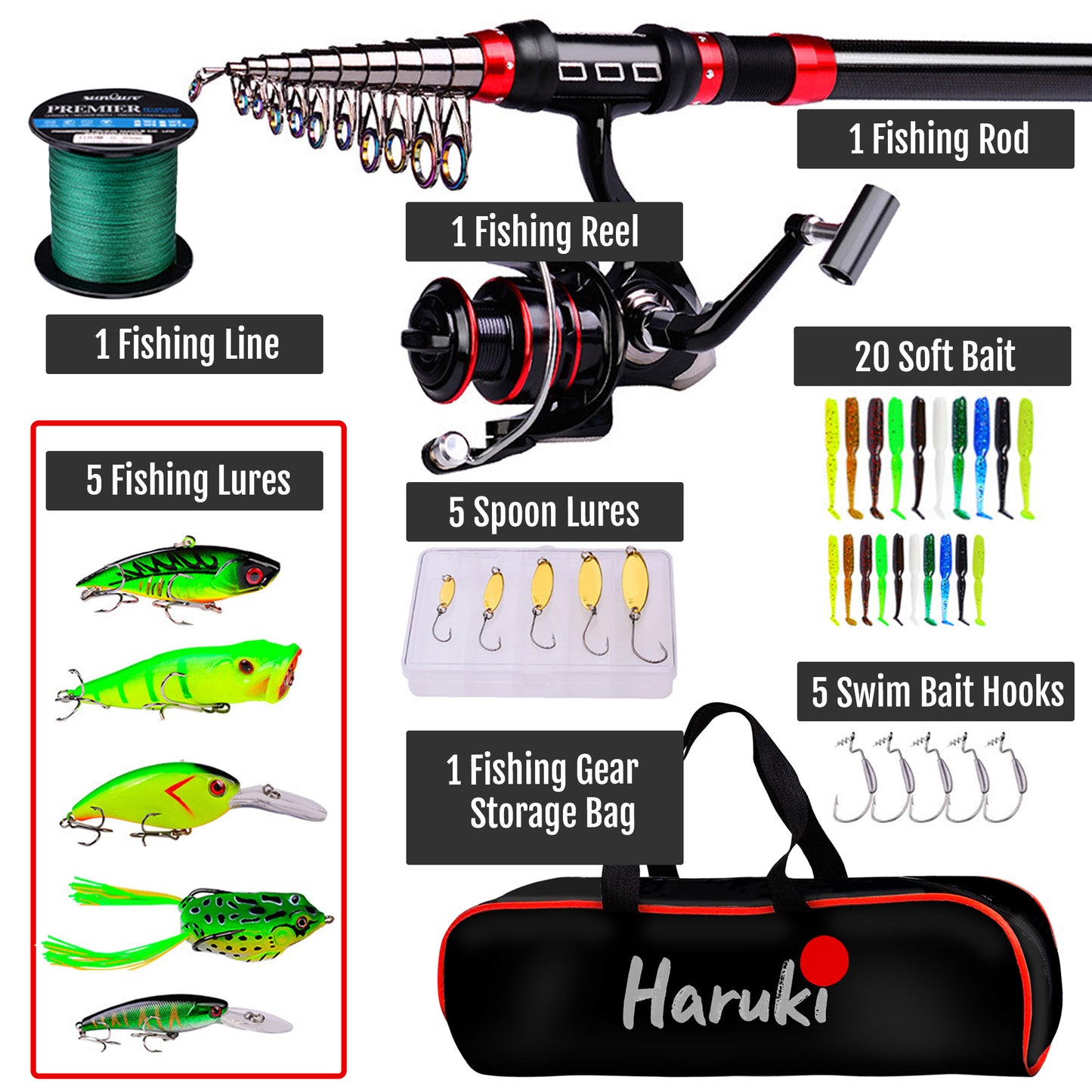 Haruki™ Range Fox Spinning Combos