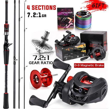 Crazy Craft Fishing Rod and Reel Combo