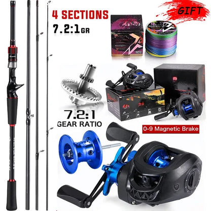 Crazy Craft Fishing Rod and Reel Combo