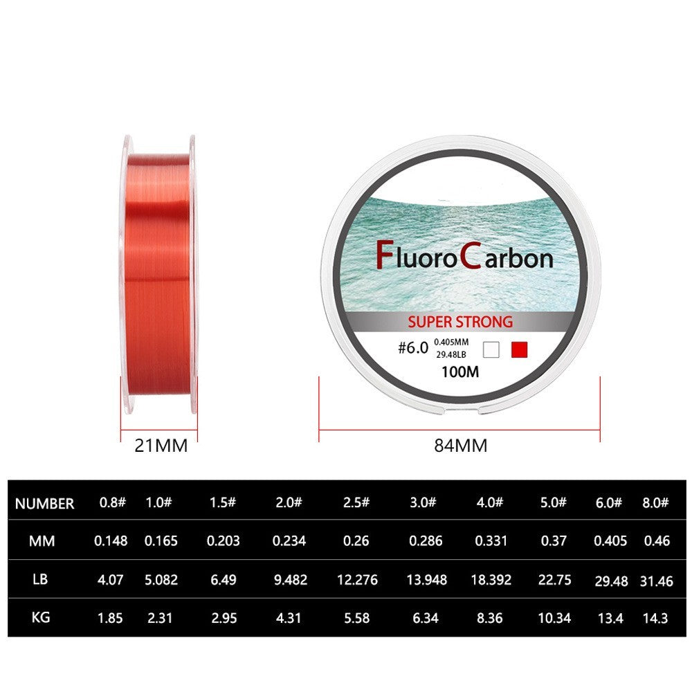 Promax Fluorocarbon  Fishing line 100m