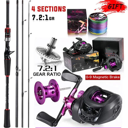 Crazy Craft Fishing Rod and Reel Combo