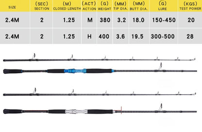 WaveHunter Saltwater Spinning Rod