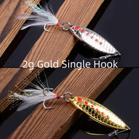 2g Gold Single Hook