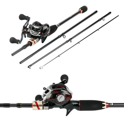 AquaPro Baitcast Combo Travel Rod