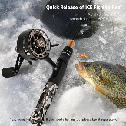 LEOFISHING CNC Ice Fishing Reel