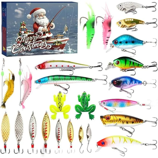 Advent Calendar Fishing Christmas  24 Days