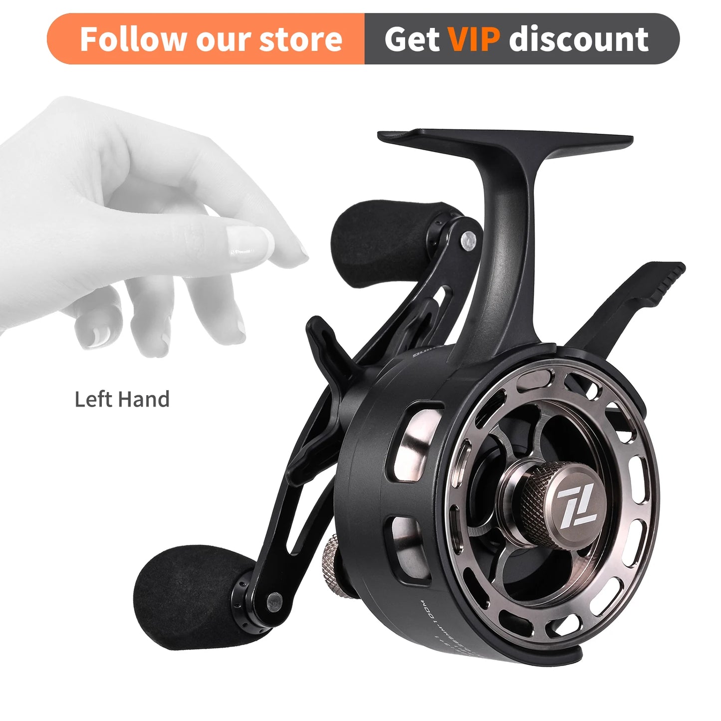 LEOFISHING CNC Ice Fishing Reel