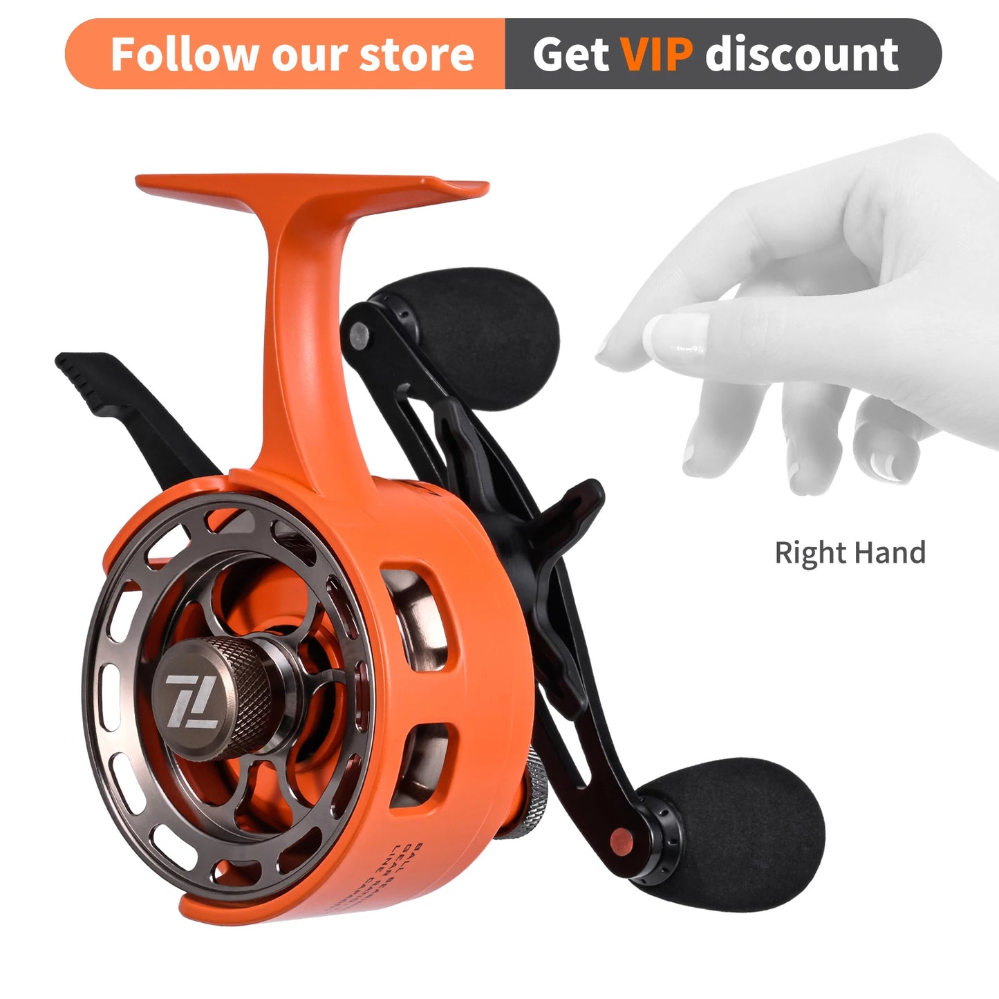 LEOFISHING CNC Ice Fishing Reel