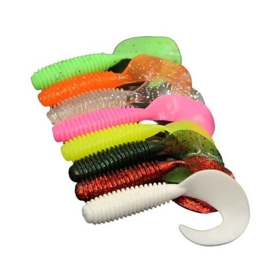 AngryFish Triple Ripple Grub Lures